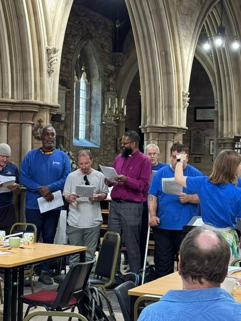 The choir at the BMO licensing service